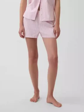 Boxer de pyjama en popeline