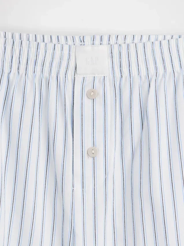 Boxer de pyjama en popeline