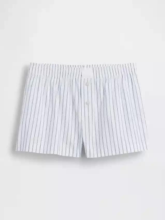 Boxer de pyjama en popeline