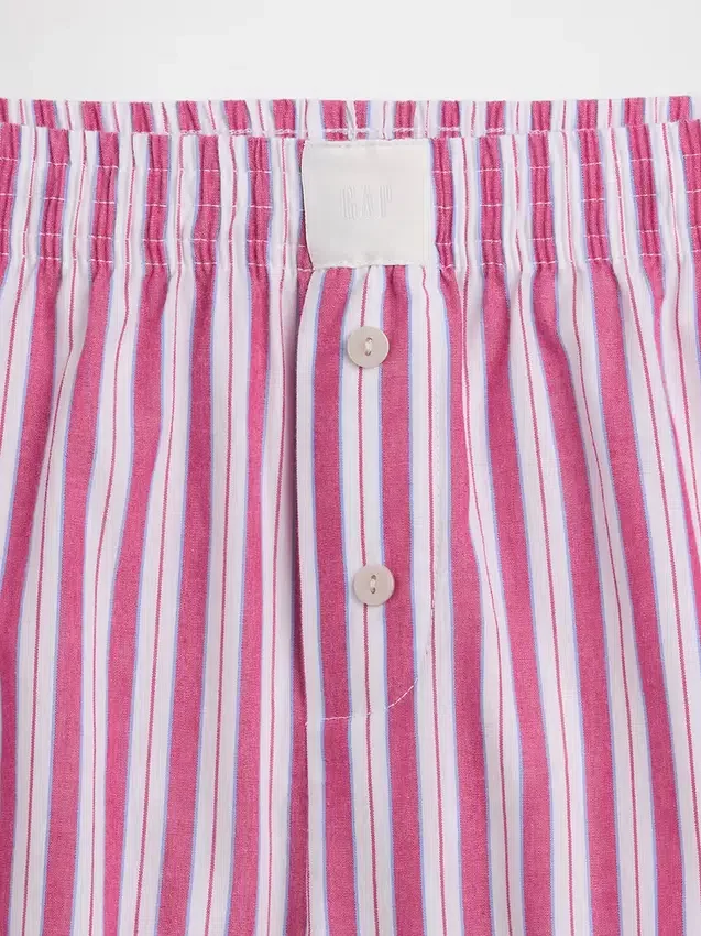 Boxer de pyjama en popeline