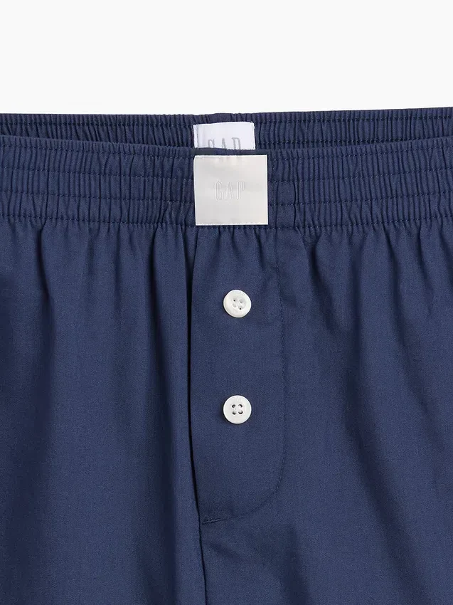 Boxer de pyjama en popeline