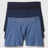 Boxers en coton stretch bio 5" (lot de 3)