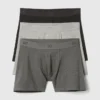 Boxers en coton stretch bio 5" (lot de 3)