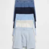Boxers en coton stretch bio pour enfants avec logo (lot de 5)
