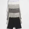 Boxers en coton stretch bio pour enfants avec logo (lot de 5)