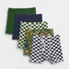 Boxers en coton stretch bio pour enfants (lot de 5)