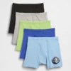 Boxers pour enfants Star Wars en coton bio extensible (lot de 5)