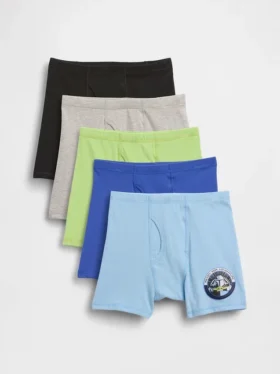 Boxers pour enfants Star Wars en coton bio extensible (lot de 5)