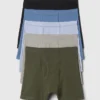 Boxers unis en coton stretch bio pour enfants (lot de 5)