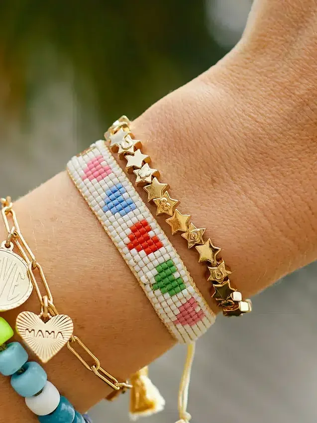 Bracelet Hart Rainbow Hearts