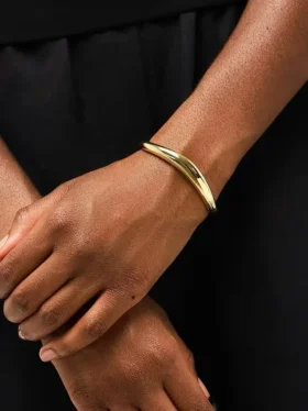 Bracelet jonc en or Ana Luisa Talia