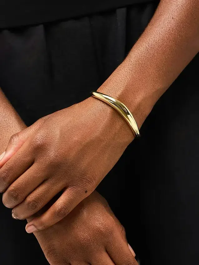 Bracelet jonc en or Ana Luisa Talia