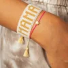 Bracelet « Mama » blanc et or de Hart