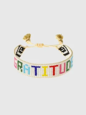 Bracelet à perles « Gratitude » arc-en-ciel de Hart