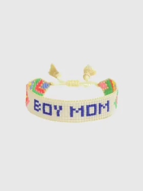 Bracelet à perles « Hart Boy Mom »