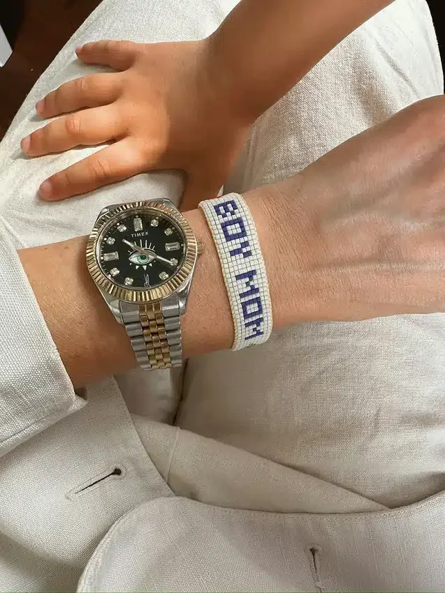 Bracelet à perles « Hart Boy Mom »