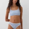 Bralette en coton bio extensible