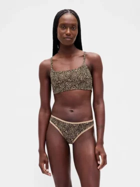 Bralette en coton bio extensible