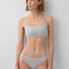 Bralette en coton bio extensible