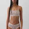 Bralette en coton bio extensible