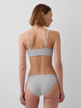Bralette en coton bio extensible