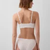 Bralette en coton bio extensible