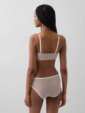 Bralette en coton bio extensible