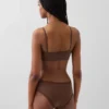 Bralette en coton bio extensible