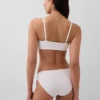 Bralette en coton bio extensible