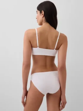 Bralette en coton bio extensible