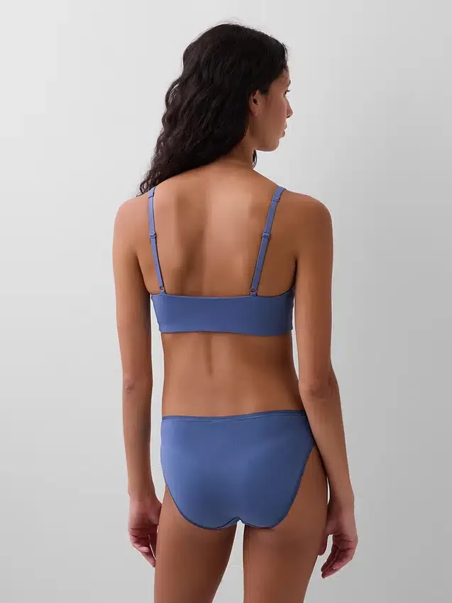 Bralette en coton bio extensible