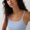 Bralette en coton bio extensible