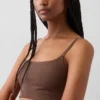 Bralette en coton bio extensible