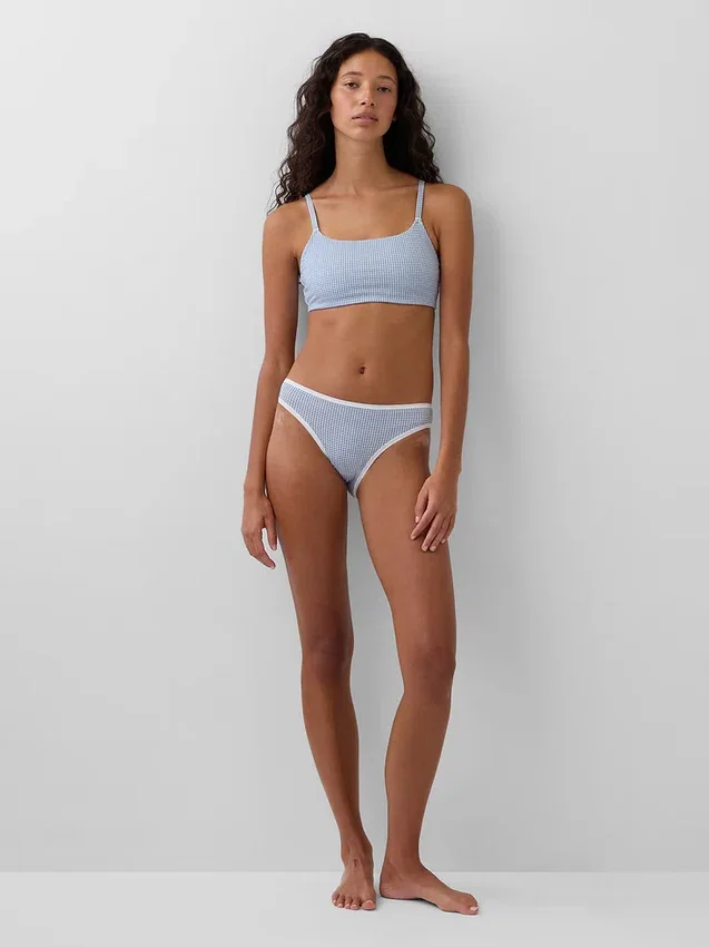 Bralette en coton bio extensible
