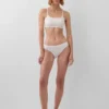 Bralette en coton bio extensible