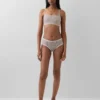 Bralette en coton bio extensible