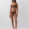 Bralette en coton bio extensible