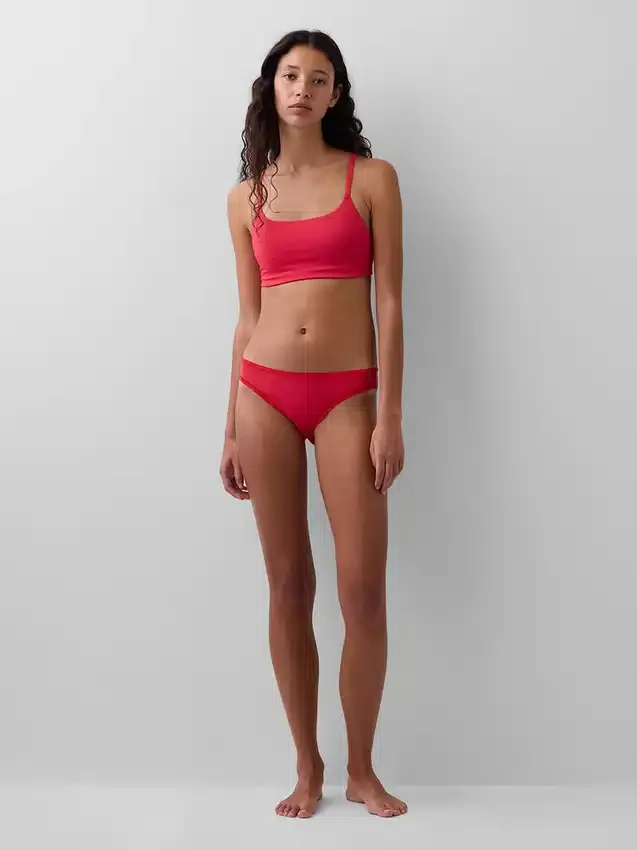 Bralette en coton bio extensible
