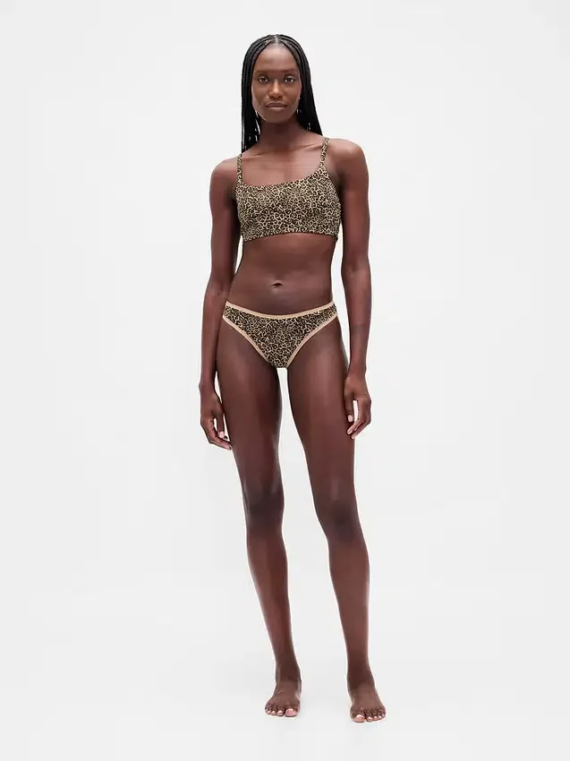 Bralette en coton bio extensible
