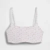 Bralette en coton bio extensible