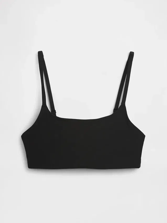Bralette en coton bio extensible