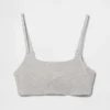 Bralette en coton bio extensible