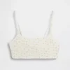 Bralette en coton bio extensible
