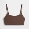 Bralette en coton bio extensible