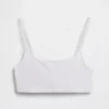 Bralette en coton bio extensible