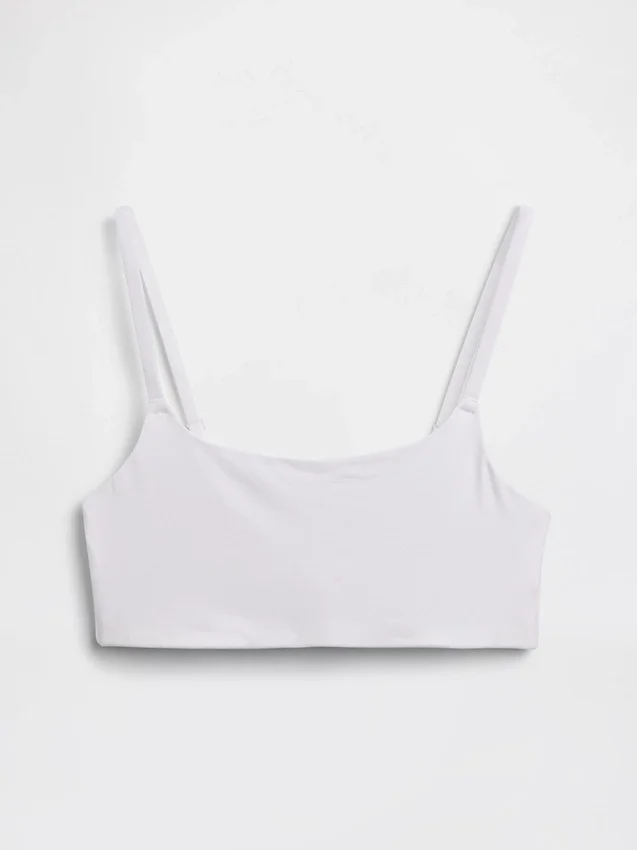 Bralette en coton bio extensible
