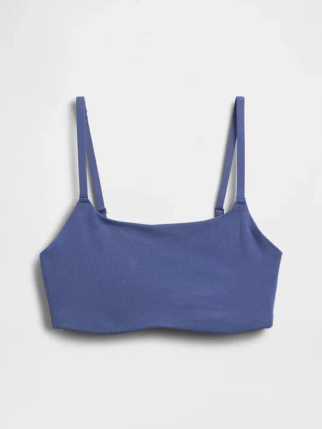 Bralette en coton bio extensible