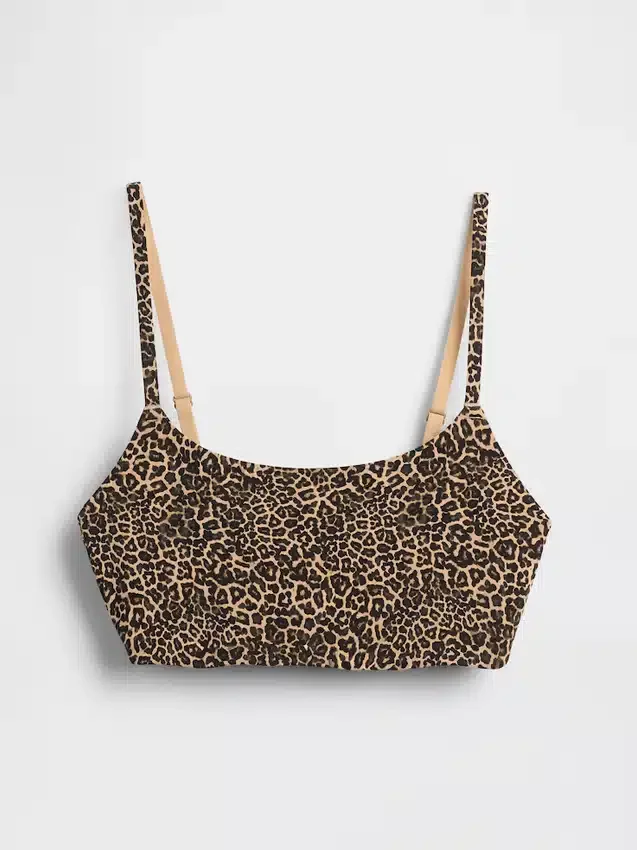 Bralette en coton bio extensible
