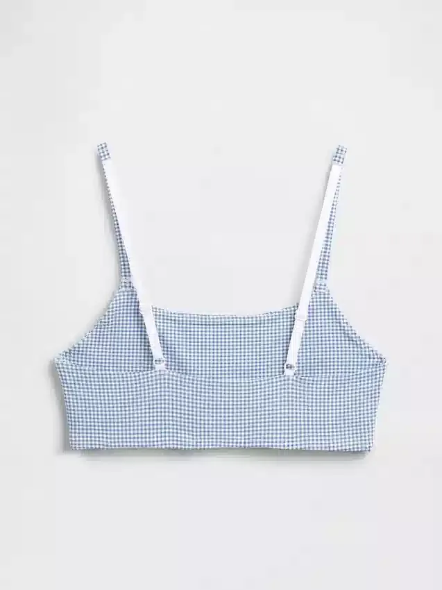 Bralette en coton bio extensible