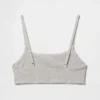 Bralette en coton bio extensible